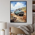 thumbnail image 1 of Designart "Pickup Truck Coastal euphony" Pickup Truck Floater Framed Canvas Art Print, 1 of 7