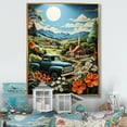 thumbnail image 1 of Designart "Pickup Truck Country beauty II" Pickup Truck Floater Framed Wall Decor, 1 of 7