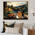 thumbnail image 1 of Designart "Picnic Charm In The Meals" Meals & Picnics Floater Framed Wall Art Living Room, 1 of 5
