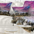 thumbnail image 1 of Designart Pier at Melbourne Harbor - Seascape Photography Throw Pillow - 12x20, 1 of 5