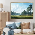 thumbnail image 1 of Designart "Pine Tree Breezes" Tree Pine Floater Framed Wall Art Print, 1 of 7