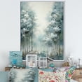 thumbnail image 1 of Designart "Pine Tree captivate Forest I" Landscape & Nature Floater Framed Canvas Print, 1 of 7