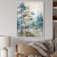 thumbnail image 1 of Designart "Pine Tree captivate Forest II" Landscape & Nature Floater Framed Wall Art Print, 1 of 7