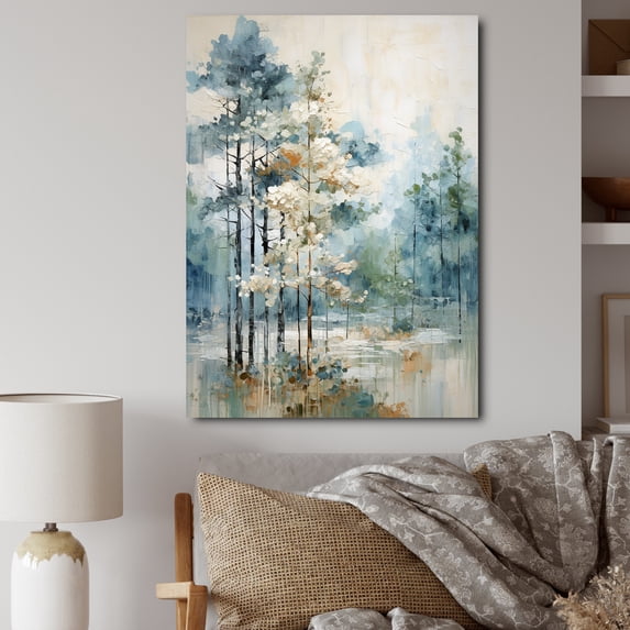 Designart "Pine Tree captivate Forest II" Landscape & Nature Wall Art Print