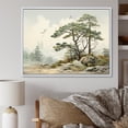 thumbnail image 1 of Designart "Pine Tree euphony Of II" Floral Floater Framed Canvas Art Print, 1 of 7