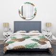 thumbnail image 1 of Designart 'Pineapple Summer Bliss V' Mid-Century Modern Duvet Cover Set, 1 of 4