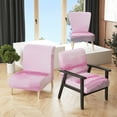 thumbnail image 1 of Designart "Pink Abstract Watercolor" Upholstered Shabby Chic Accent Chair - Arm Chair, 1 of 5