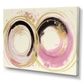 thumbnail image 1 of Designart Pink And Gold Curves III Canvas Wall Art, 1 of 5