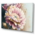 thumbnail image 1 of Designart Pink And Gold Daisy Flower Canvas Wall Art, 1 of 5