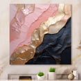 thumbnail image 1 of Designart "Pink And Gold Pottery In Minimalist Style I" Abstract Spirals Canvas Prints, 1 of 7