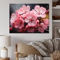 thumbnail image 1 of Designart "Pink Apple Blossom gracefulness" Apple Blossom Canvas Wall Art, 1 of 5