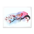 thumbnail image 1 of Designart 'Pink Bird Sitting On Cherry Branch' Traditional Framed Art Print, 1 of 4