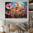 thumbnail image 1 of Designart "Pink Dandelion pasture Melody II" Floral Canvas Wall Art, 1 of 5