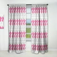 thumbnail image 1 of Designart 'Pink Elephant Kids Collage' Tropical Curtain Panel, 1 of 5