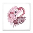thumbnail image 1 of Designart 'Pink Flamingo In Tropical Summer II' Tropical Framed Art Print, 1 of 4