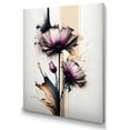 thumbnail image 1 of Designart Pink Gerbera Flower On Abstract Fusion IV Canvas Wall Art, 1 of 5