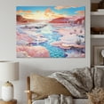 thumbnail image 1 of Designart "Pink Geyser Dream In Kawaii Landscape I" Geyser Wall Decor, 1 of 7