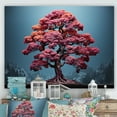 thumbnail image 1 of Designart "Pink Mystique In Amethyst Woods" Tree Redwood Wall Decor, 1 of 7