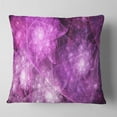 thumbnail image 1 of Designart Pink Rotating Polyhedron - Abstract Throw Pillow - 18x18, 1 of 4