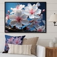 thumbnail image 1 of Designart "Pink-Tinted Paradise Of Blooming Plumeria" Plumeria Floater Framed Wall Decor, 1 of 5