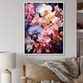thumbnail image 1 of Designart "Pink White Orchids Orchid " Floral Floater Framed Wall Art Print, 1 of 7