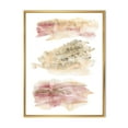 thumbnail image 1 of Designart 'Pink and Golden Abstract Clouds' Modern Framed Canvas Wall Art Print, 1 of 5