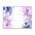 thumbnail image 1 of Designart 'Pink and Purple Abstract With Colorful Splashes I' Modern Framed Canvas Wall Art Print, 1 of 5