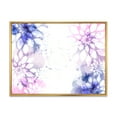 thumbnail image 1 of Designart 'Pink and Purple Abstract With Colorful Splashes II' Modern Framed Canvas Wall Art Print, 1 of 1