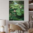 thumbnail image 1 of Designart "Pinklotus Purity In Blossom I" Floral Lotus Wall Art Print, 1 of 5
