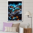 thumbnail image 1 of Designart "Pixelated Antics I" Animals Ant Picture Framed Canvas Prints, 1 of 5