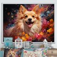 thumbnail image 1 of Designart "Playful Pomeranian Moments" Animals Dog Floater Framed Canvas Prints, 1 of 5
