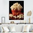 thumbnail image 1 of Designart "Playful Popcorn In Popart" Pop Art Canvas Wall Art, 1 of 7