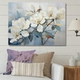 thumbnail image 1 of Designart "Poetic Petal Artistry" Rhododendron Canvas Art Print, 1 of 7