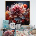 thumbnail image 1 of Designart "Poetry In Peony Petals II" Peonies Floater Framed Wall Art Prints, 1 of 5