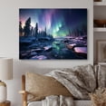 thumbnail image 1 of Designart "Polar Light in Canada II" Landscapes Metal Wall Art, 1 of 5