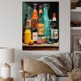 thumbnail image 1 of Designart "Pop Art 1950S Soda EFlow II" Modern Wall Decor, 1 of 5