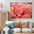 thumbnail image 1 of Designart "Pop Art Lollypop II" Food & Beverage Floater Framed Wall Art Print, 1 of 7