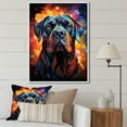 thumbnail image 1 of Designart "Pop Art Majesty Of Mastiff I" Animals Dog Floater Framed Canvas Wall Art, 1 of 5