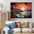 thumbnail image 1 of Designart "Pop Art Maui IV" Nautical & Beach Floater Framed Wall Art Print, 1 of 7