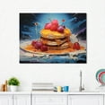 thumbnail image 1 of Designart "Pop Art Pancake Breakfast I" Food & Beverage Canvas Print, 1 of 5