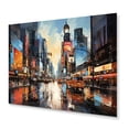 thumbnail image 1 of Designart "Pop Art Philadelphia II" Cityscapes Metal Wall Art Prints, 1 of 5