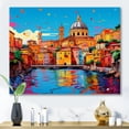 thumbnail image 1 of Designart "Pop Art Rome I" Rome Canvas Art Print, 1 of 5
