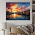 thumbnail image 1 of Designart "Pop Art Singapore III" Singapore Floater Framed Canvas Print, 1 of 7