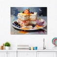 thumbnail image 1 of Designart "Pop Art of Dessert Food VII" Food & Beverage Canvas Art Print, 1 of 5