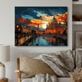 thumbnail image 1 of Designart "Pop Art of Rome Cityscape" Rome Metal Wall Art, 1 of 5