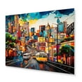 thumbnail image 1 of Designart "Pop Art of Sydney City" Cityscapes Metal Art Print, 1 of 1