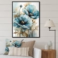 thumbnail image 1 of Designart "Poppy'S Luminous Memory" Poppy Floater Framed Canvas Art Print, 1 of 5