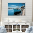 thumbnail image 1 of Designart "Port Portside beauty II" Nautical & Beach Floater Framed Canvas Wall Art, 1 of 7