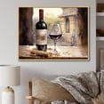 thumbnail image 1 of Designart "Port'S Allure" Wine Floater Framed Wall Art Living Room, 1 of 5