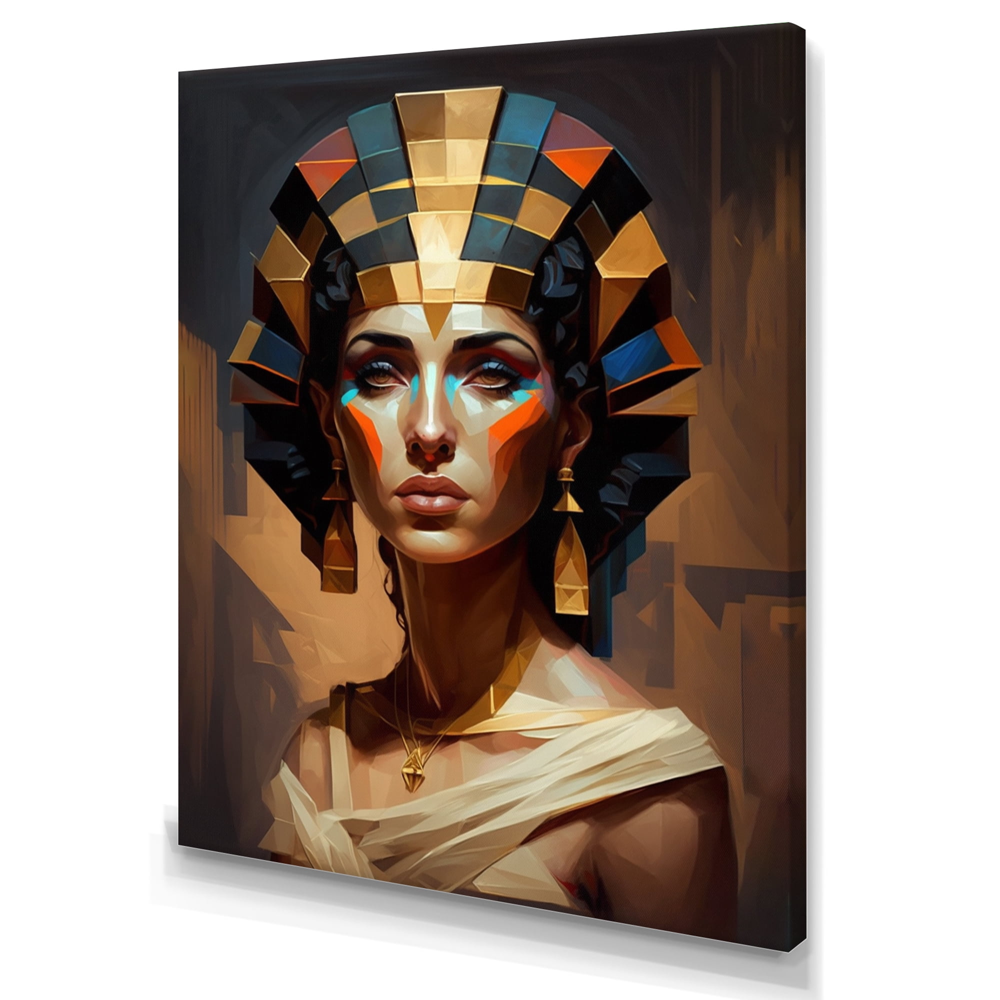 Designart Portrait Of Egyptian Goddess II Canvas Wall Art
